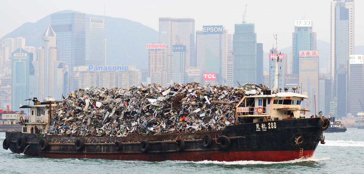 Переработка мусора в китае