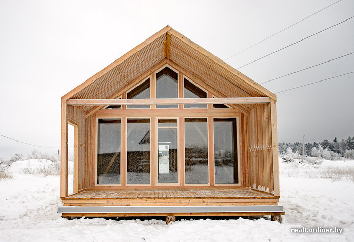 Модульный дом из экопанелей «House-A»