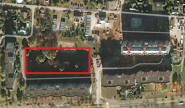 ÐÐ¾Ð²ÑÐ¹ Ð´Ð¾Ð¼ Ð¿Ð¾ÑÑÑÐ¾ÑÑ Ð½Ð° Ð¼ÐµÑÑÐµ Ð·ÐµÐ»ÐµÐ½Ð¾Ð¹ Ð·Ð¾Ð½Ñ (Ð²ÑÐ´ÐµÐ»ÐµÐ½Ð¾ ÐºÑÐ°ÑÐ½ÑÐ¼). Ð¡ÐºÑÐ¸Ð½ÑÐ¾Ñ Ñ ÐºÐ°ÑÑÑ Ð¯Ð½Ð´ÐµÐºÑ