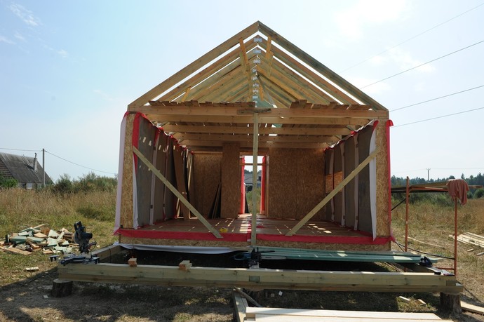 Модульный дом из экопанелей «House-A»