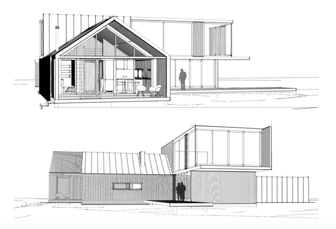 Модульный дом из экопанелей «House-A»