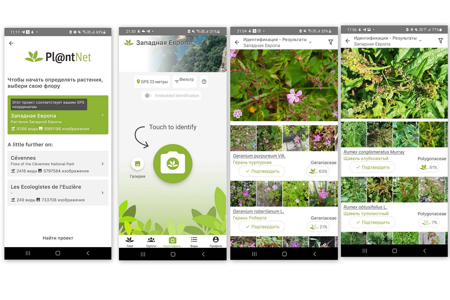 Ð¡ÐºÑÐ¸Ð½ÑÐ¾ÑÑ PlantNet 