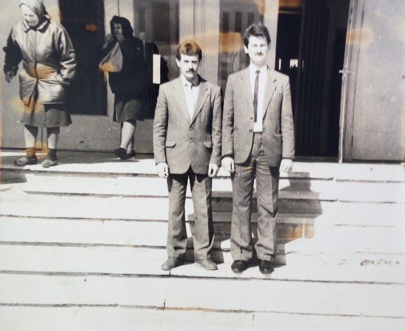 ÐÐ°ÑÑÐ°ÑÐ½ÑÐºÑ Ð½Ð° Ð³Ð°Ð½ÐºÑ ÐºÑÐ»ÑÐºÐ¾ÑÑÐºÐ°Ð¹ ÑÐºÐ¾Ð»Ñ. 1990 Ð³Ð¾Ð´. Ð¤Ð¾ÑÐ° Ð· ÑÑÐ¼ÐµÐ¹Ð½Ð°Ð³Ð° Ð°ÑÑÑÐ²Ð° Ð°ÑÑÐ°ÑÐ°Â&nbsp;