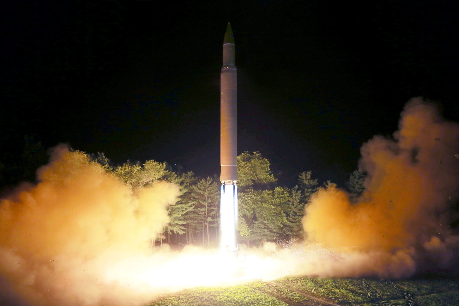ÐÐ°Ð¿ÑÑÐº Ð±Ð°Ð»Ð»Ð¸ÑÑÐ¸ÑÐµÑÐºÐ¾Ð¹ ÑÐ°ÐºÐµÑÑ ÐÐÐÐ&nbsp; Â© KCNA