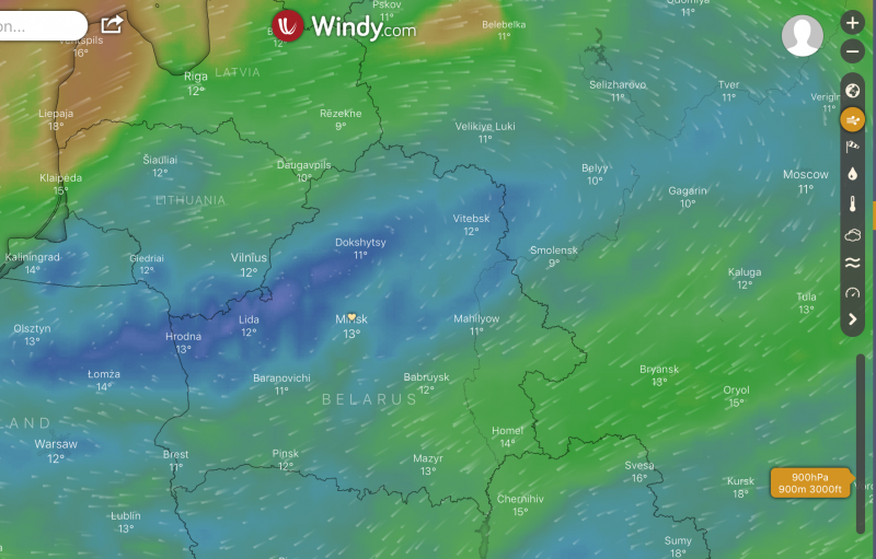 Ð¡ÐºÑÐ¸Ð½ÑÐ¾Ñ ÑÐ°Ð¹ÑÐ° windy.com
