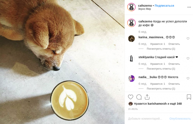  Instagram cafezerno